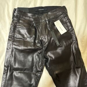 NWT J Brand Coated Black Jeans size 26